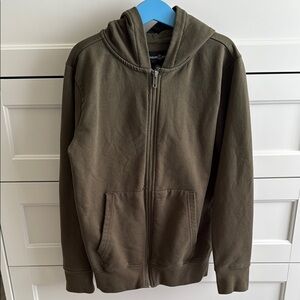 Treasure & Bond Green Lightweight Shirt Jacket